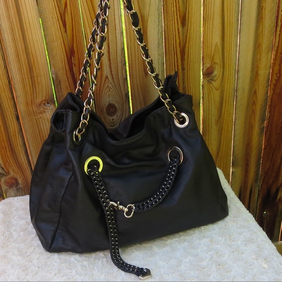 Big Buddha Handbags - Big Buddha*Vegan Leather*Gold Chain Straps*